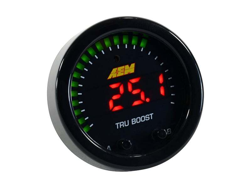 AEM 30-0352 X-Series Tru-Boost Controller Gauge w/ Boost Control Solenoid 80PSIg Internal MAP Sensor