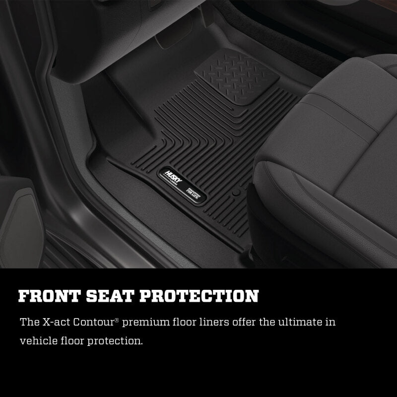 Husky Liners 52041 2017 Chrysler Pacifica X-Act Contour Black Floor Liners