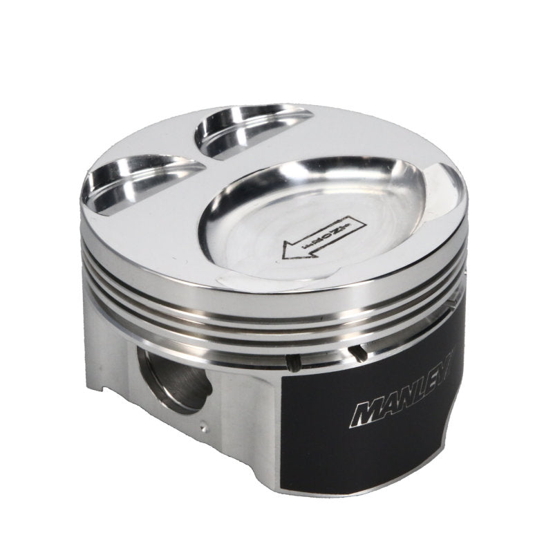 Manley Performance 630002C-4 Manley MazdaSpeed 3 MZR 2.3L 87.75mm Bore -13.3cc Dome 9.5:1 CR Pistons w/ Rings - Set of 4