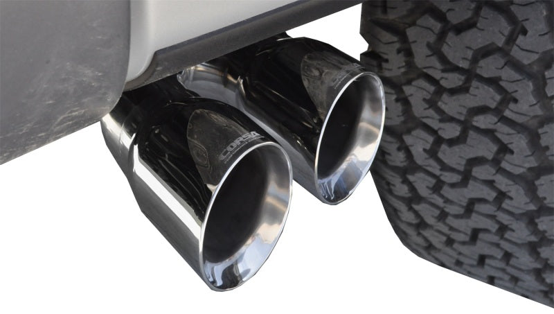 CORSA Performance 14759 Corsa 2011-2014 Ford F-150 Raptor 6.2L V8 133in Wheelbase Polished Xtreme Cat-Back Exhaust
