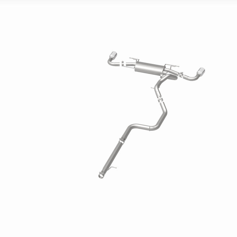 Magnaflow 15146 MagnaFlow 10-12 Mazda 3 L4 2.5L Hatchback Split Rear Exit Stainless Cat Back Performance Exhaust