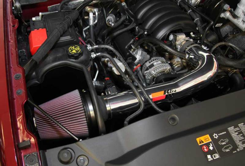K&N Engineering 77-3085KP K&N 77 Series Performance Intake Kit for 2014 Chevrolet Silverado/GMC Sierra 1500 4.3L V6