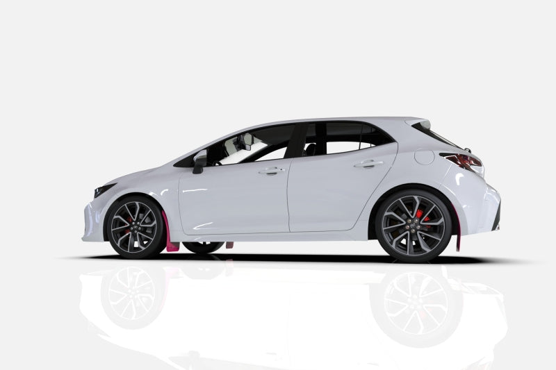 Rally Armor MF6-BCE22-PK/BLK 08-11 Subaru Impreza & 08-10 WRX (Hatch/Sedan) Pink Mud Flap BCE Logo