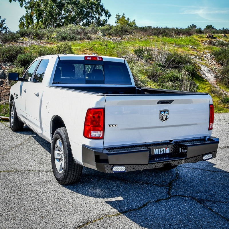 Westin 58-341175 09-18 RAM 1500 HDX Bandit Rear Bumper - Black