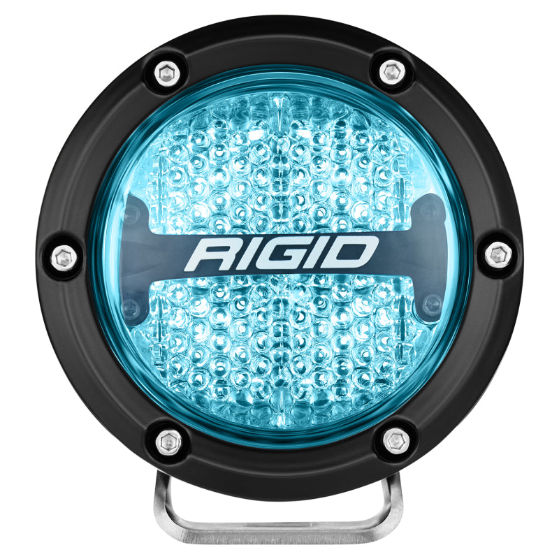 Rigid Industries 36400 360-Series 4in LED Off-Road Diffused Beam - RGBW Backlight (Pair)