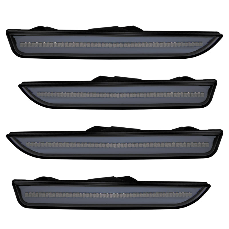 ORACLE Lighting 9700-CY-T Oracle 10-14 Ford Mustang Concept Sidemarker Set - Tinted - Competition Orange (CY)