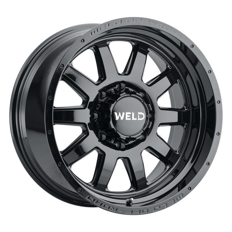 Weld W16809082500 Off-Road W168 20X9 Stealth 8X165.1 ET00 BS5.00 Gloss Black 125.1