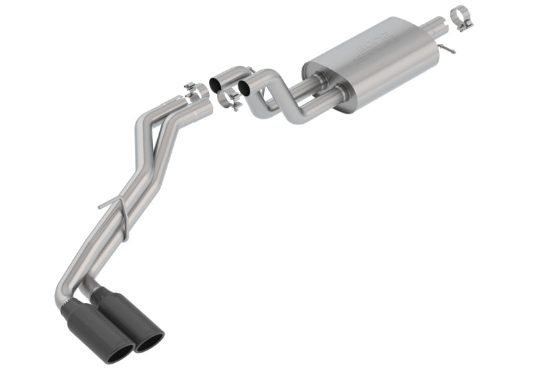 Borla 140789BC 2019 Ford Ranger XL/XLT/Lariat 2.3L 2/4WD WB S-Type Catback Exhaust w/ Dual Blk Chrome Tips