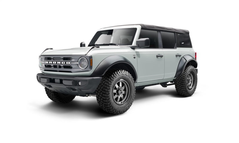 Bushwacker 20961-02 2021+ Ford Bronco 4-Door Extend-A-Flares 4pc - Black