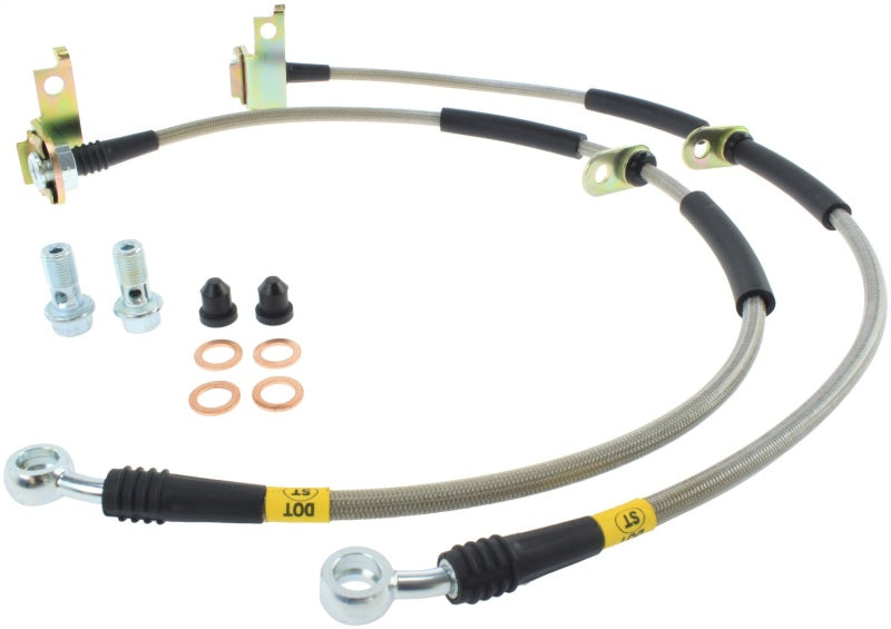 Stoptech 950.45006 StopTech Stainless Steel Front Brake lines for Mazda 6