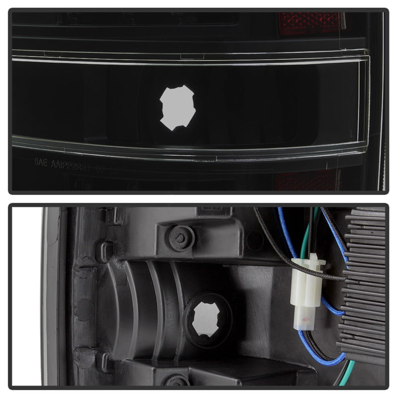 SPYDER 9042195 xTune 09-14 Ford F-150 Light Bar LED Tail Lights - Black Smoke (ALT-JH-FF15009-LBLED-BSM)
