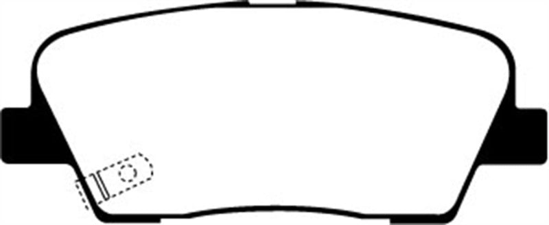 EBC DP41806R 06-09 Hyundai Entourage 3.8 Yellowstuff Rear Brake Pads