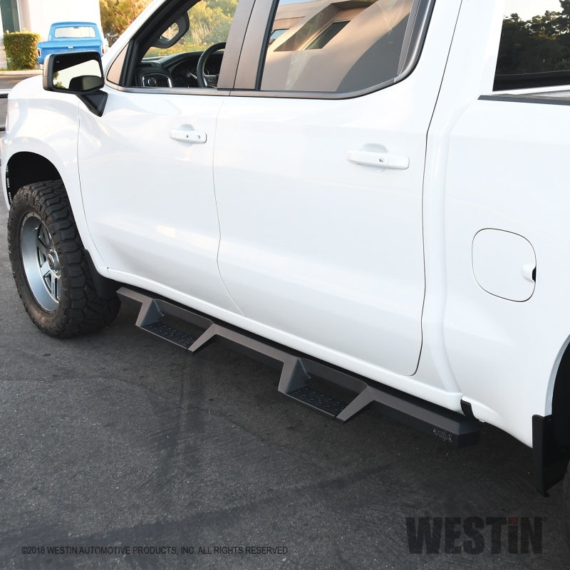 Westin 56-14135 2019 Chevrolet Silverado / GMC Sierra 1500 Crew Cab Drop Nerf Step Bars - Textured Black