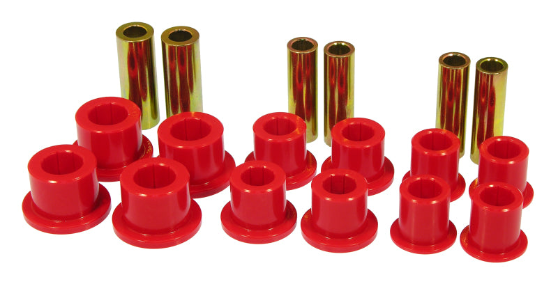 Prothane 6-1025 99-04 Ford F250/350 SD 2/4wd Front Leaf Spring Bushings - Red