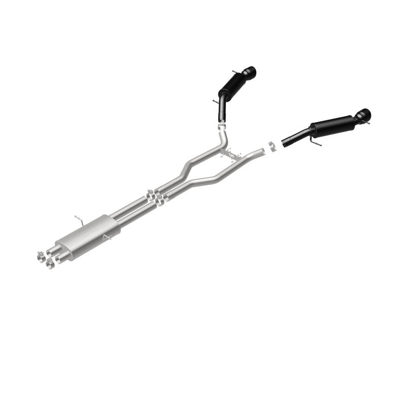 Magnaflow 19123 MagnaFlow Cat-Back 15-16 Land Rover Ranger Rover V6 SS 2.5in Dual Split Rear Exit 4.5in Black Tips