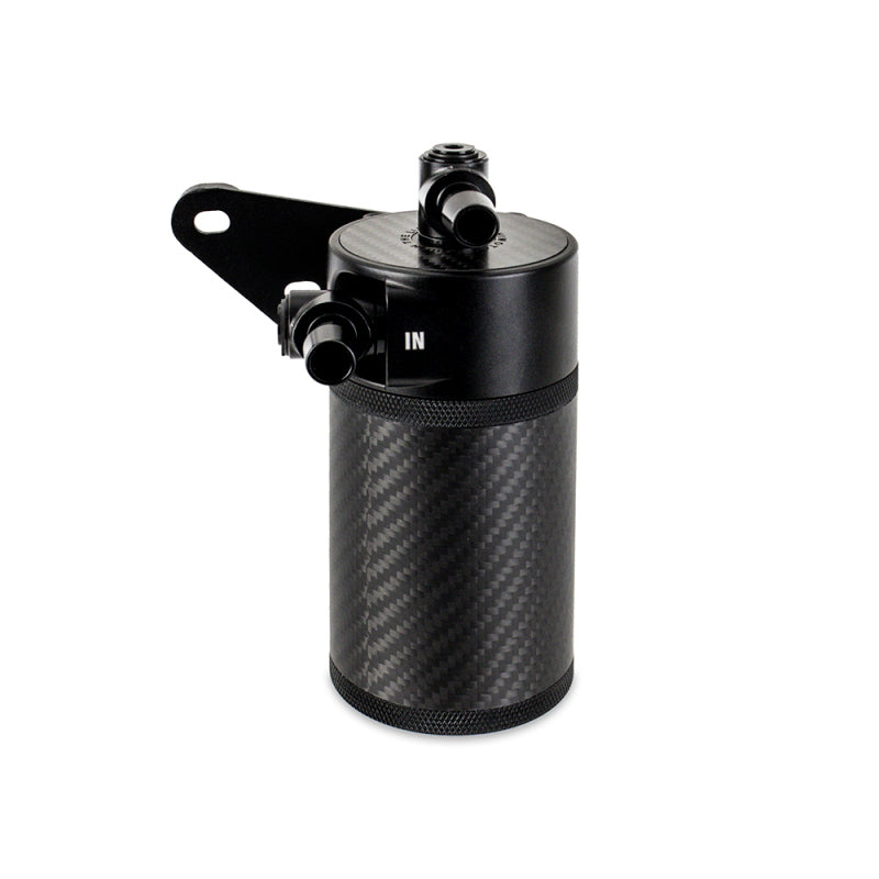 Mishimoto MMBCC-C8-20PCF 2020+ Chevrolet Corvette C8 Baffled Oil Catch Can Kit (PCV Side) - Carbon Fiber