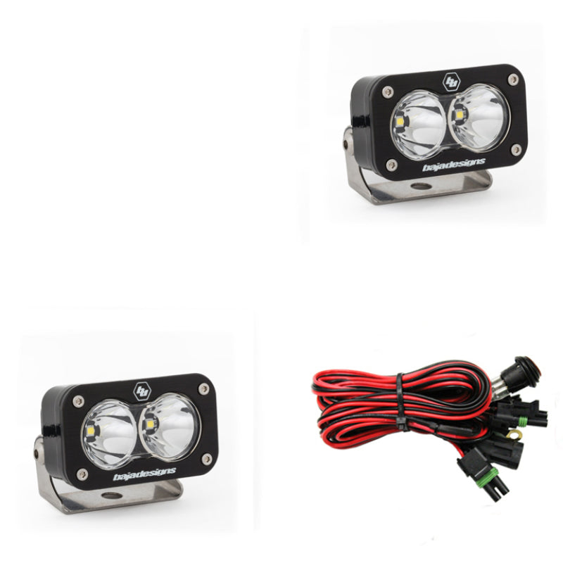 Baja Designs 487806 S2 Pro Series LED Light Pods Work/Scene Pattern - Pair
