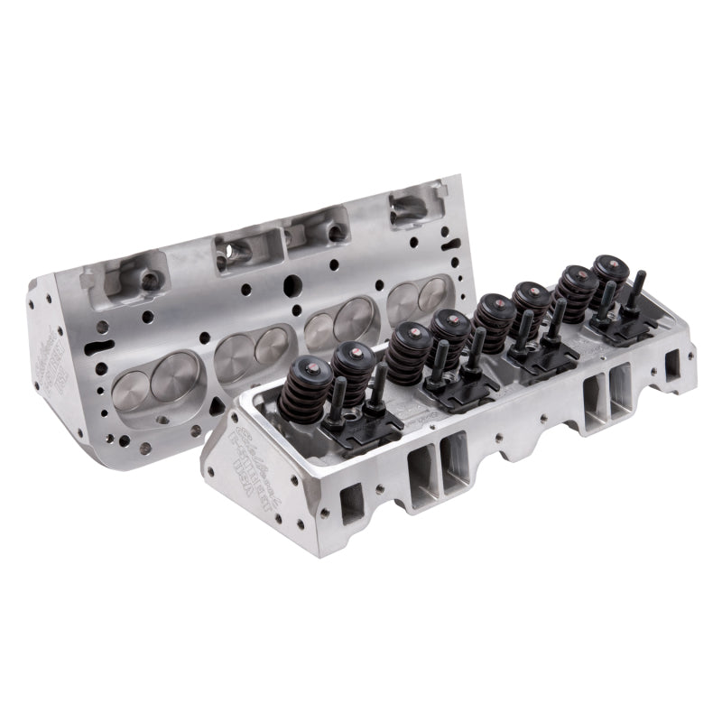 Edelbrock EDE5073 SBC E-Street Cylinder Heads - 70cc 2.02/1.60