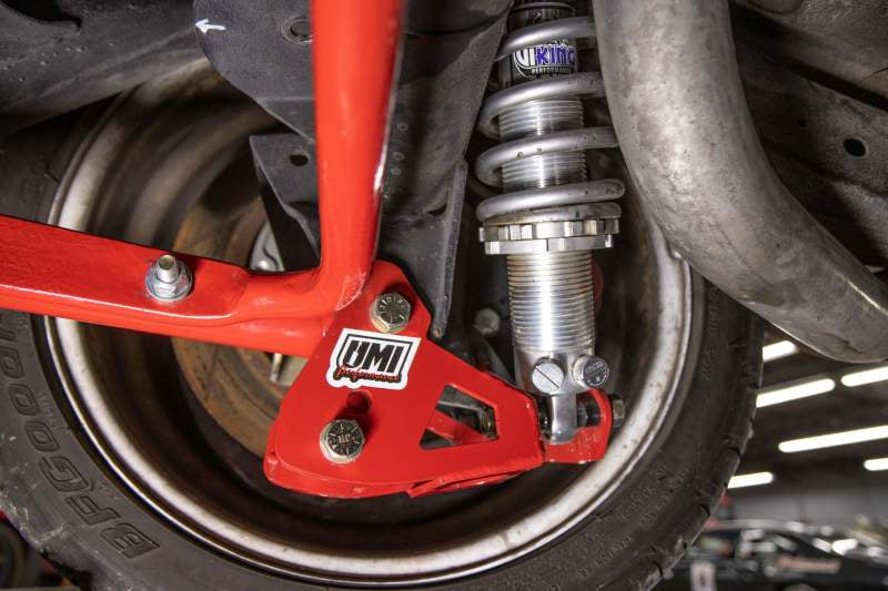 UMI Performance 4057-175 64-72 GM A-Body Rear Coilover Brackets Bolt In (175LB Spring Rate)