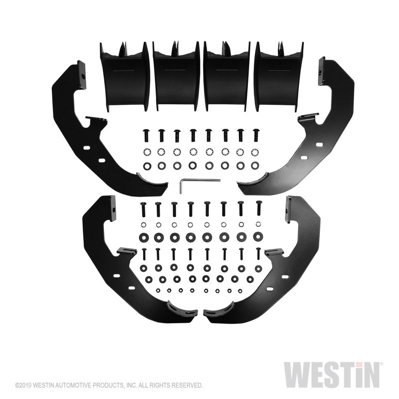 Westin 21-24115 19-20 Chevrolet Silverado / GMC Sierra 1500 Reg Cab PRO TRAXX 4 Oval Nerf Step Bars - Black