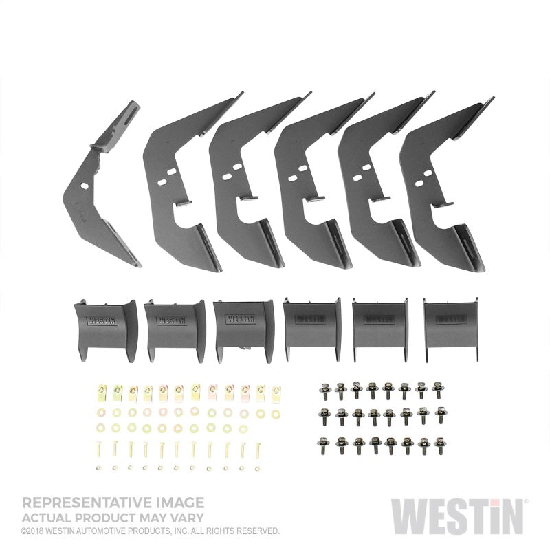 Westin 28-71095 2015-2018 Ford F-150 SuperCrew R7 Nerf Step Bars - Black