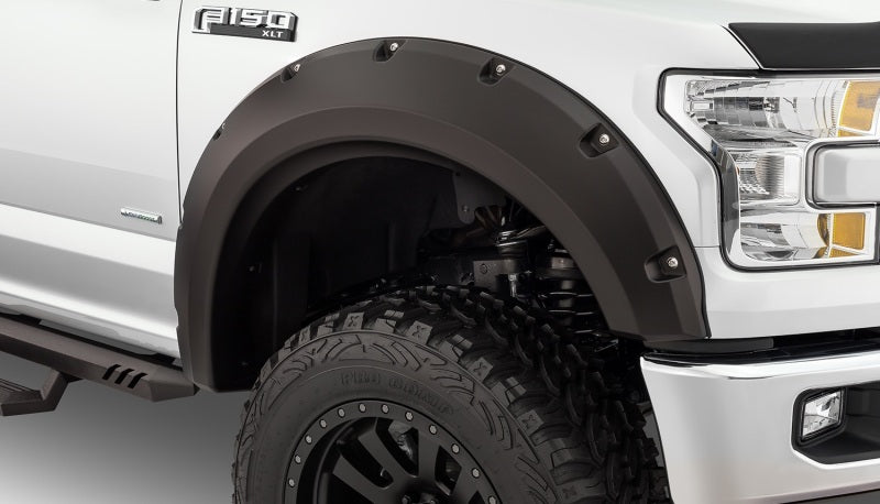 Bushwacker 20100-02 15-17 Ford F-150 Styleside Max Pocket Style Flares 2pc - Black