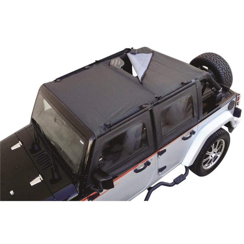 Rampage 94935 2007-2018 Jeep Wrangler(JK) Unlimited Combo Sun Brief/Safari Top - Black Diamond