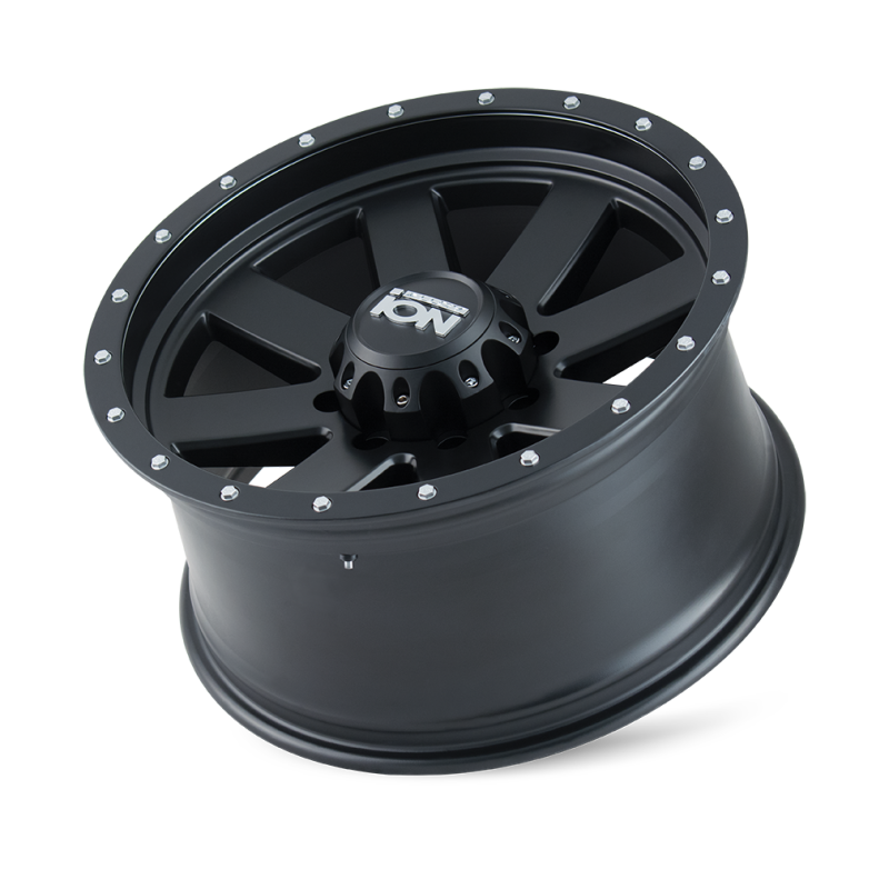ION Wheels 134-8185MG ION Type 134 18x10 / 5x139.7 BP / -19mm Offset / 108mm Hub Matte Gunmetal/Black Beadlock Wheel