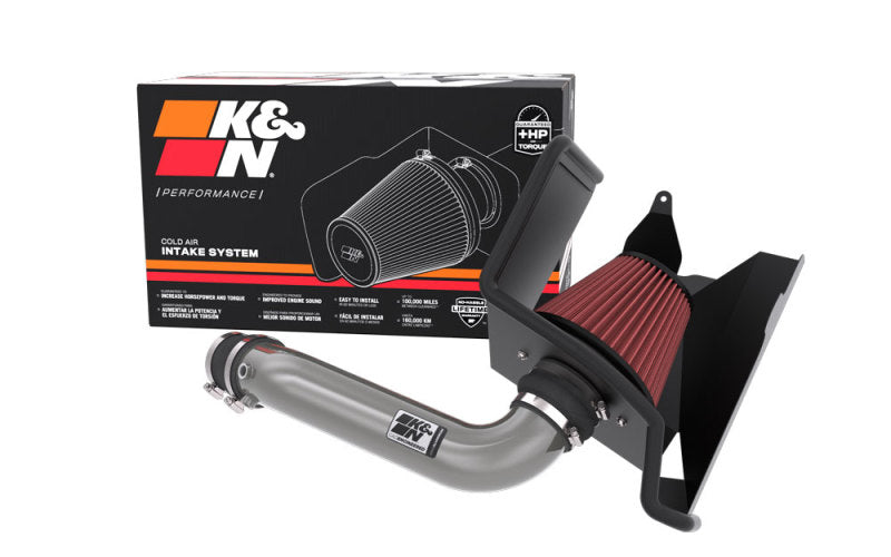 K&N Engineering 69-5330TS K&N Typhoon 2022 Hyundai Kona N L4-2.0L F/I Turbo Performance Air Intake System