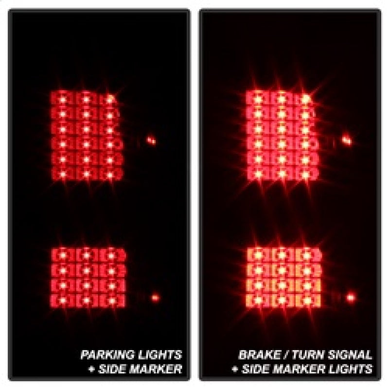 SPYDER 9036552 xTune Chevy 1500 14-16 / Silverado 2500HD/3500HD LED Tail Lights - Black Smoked ALT-JH-CS14-LED-BSM