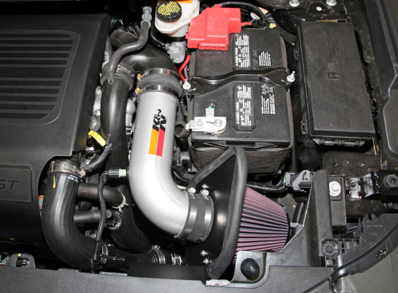 K&N Engineering 69-3531TS K&N 11 Ford Taurus SHO 3.5L V6 Silver Typhoon Cold Air Intake
