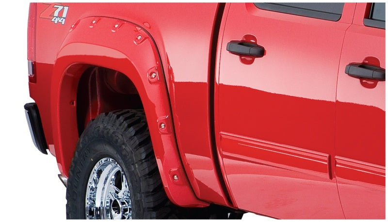 Bushwacker 40928-02 07-13 GMC Sierra 1500 Fleetside Boss Pocket Style Flares 4pc 78.7/97.6in Bed - Black