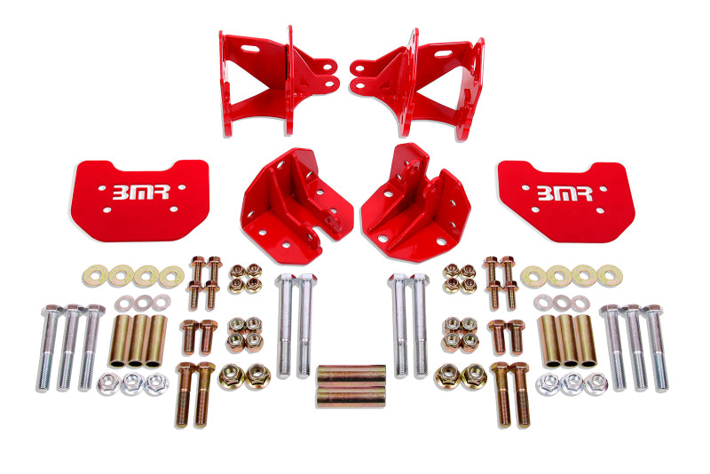 BMR Suspension CCK743R BMR 79-04 Mustang Rear Coilover Conversion Kit w/ Control Arm Bracket - Red