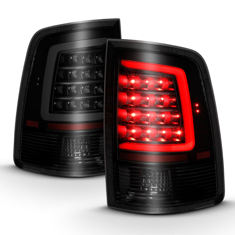 ANZO 311319 2009-2018 Dodge RAM 1500 LED Taillight Plank Style Black w/Smoke Lens