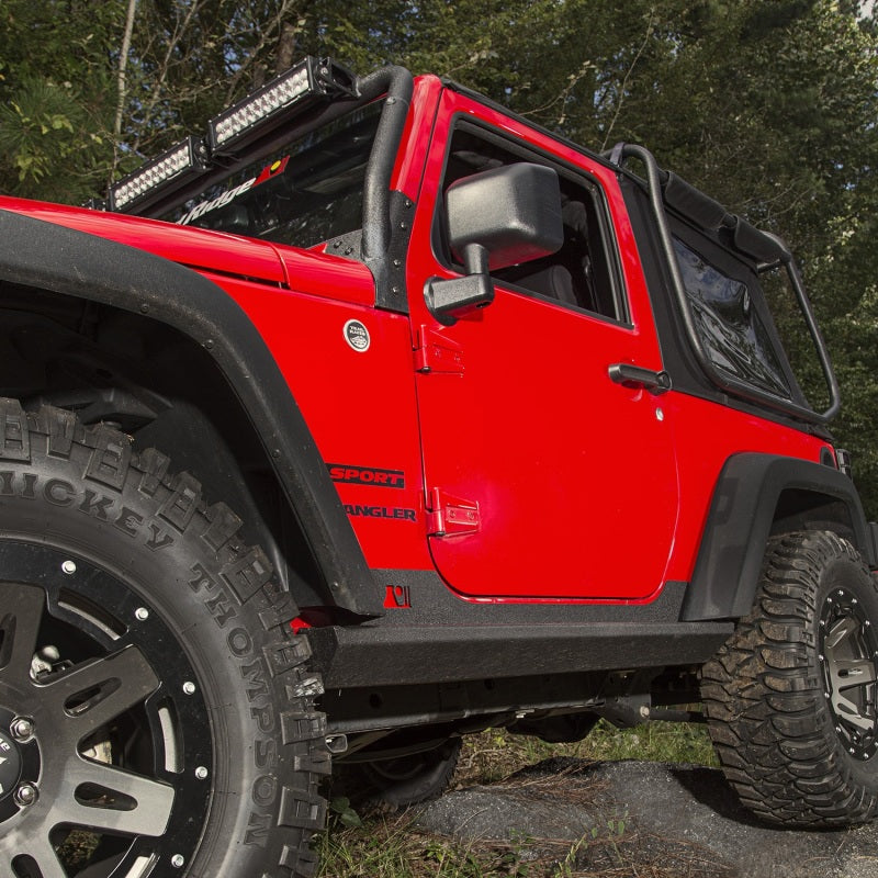 Rugged Ridge 11504.17 XHD Rock Sliders 07-18 Jeep Wrangler JK 2 Door