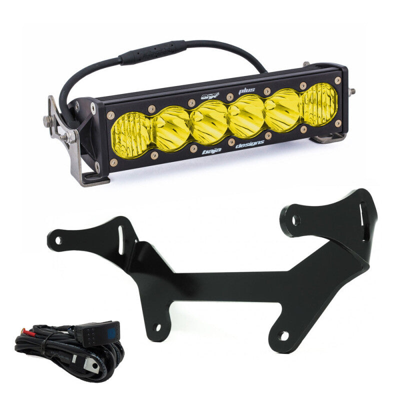 Baja Designs 447120 10in OnX6+ Can-Am Maverick X3 Shock Mount Kit - Amber