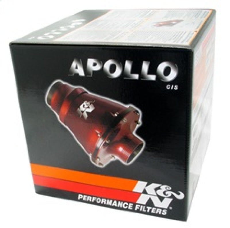 K&N Engineering RC-5052AB K&N Universal Apollo Black Cold Air Intake - 70mm OD FLG PP