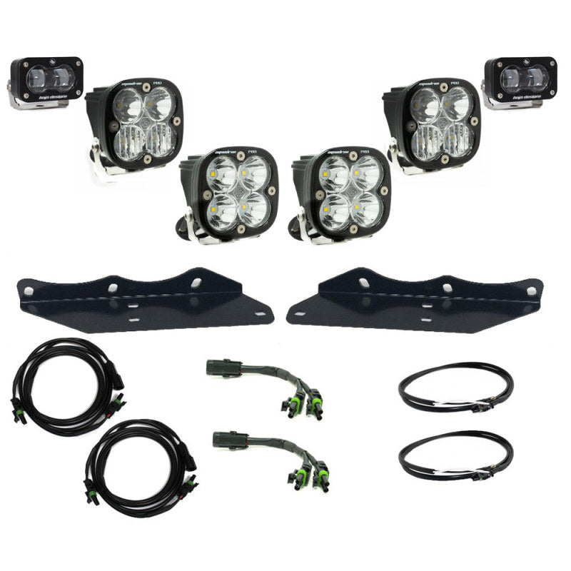 Baja Designs 448173 17-20 Ford F-150 Raptor S2 SAE Pro Fog Pocket Kit - Clear