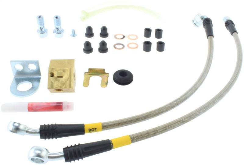 Stoptech 950.58501 StopTech 06-10 Jeep Grand Cherokee (all) Stainless Steel Rear Brake Lines