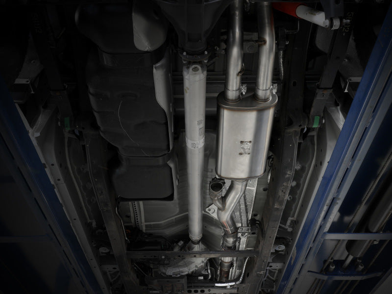aFe 49-34140 Gemini XV 4in to Dual 3in 304 SS Cat-Back Exhaust w/ Cutout 19-21 GM Silverado/Sierra V8-6.2L
