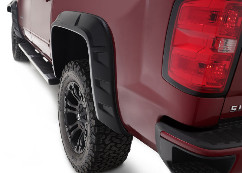 Bushwacker 40944-02 2019 Chevrolet Silverado 1500 w/ 69.3in Fleetside Bed DRT Style Flares 4pc - Black