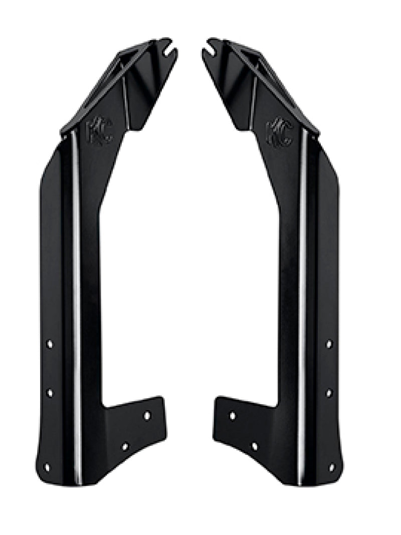KC HiLiTES 7323 07-18 Jeep JK Overhead Mount Bracket Set (for 50in. Gravity LED Pro6/C-Series LED Lights)