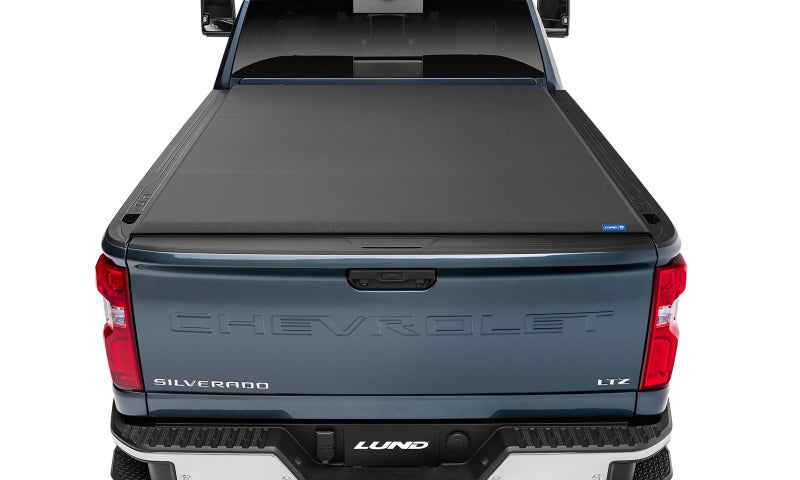 LUND 96893 Lund 07-17 Chevy Silverado 1500 (6.5ft. Bed) Genesis Elite Roll Up Tonneau Cover - Black