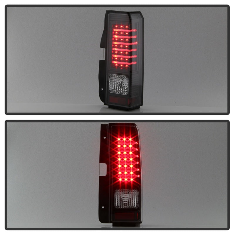 SPYDER 5017697 xTune Hummer H3 06-09 ( Non H3T ) LED Tail Lights Black ALT-ON-HH306-LED-BK