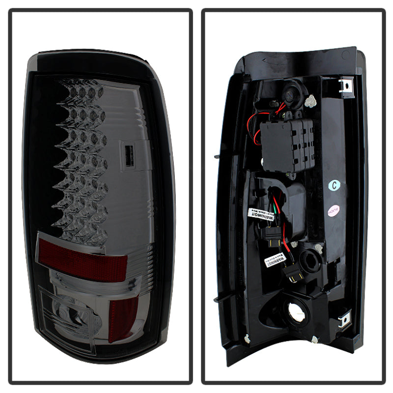 SPYDER 5001764 Spyder Chevy Silverado 1500 03-06 (Does Not Fit Stepside)LED Tail Lights Smke ALT-YD-CS03-LED-SM