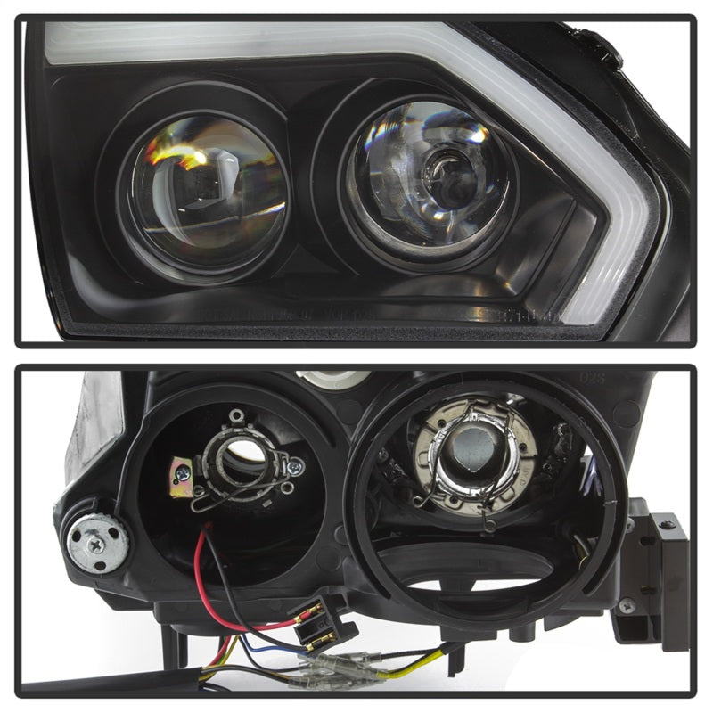 SPYDER 5085696 Spyder Nissan GTR R35 09-14 - Projector Headlights - DRL LED - Black