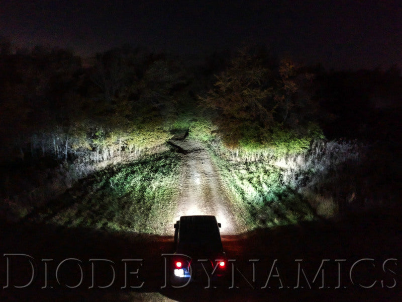 Diode Dynamics DD6142P SS3 LED Pod Sport - Yellow SAE Fog Round (Pair)