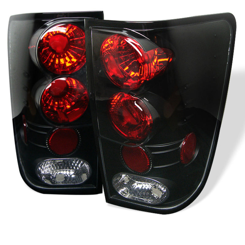 SPYDER 5007025 Spyder Nissan Titan 04-14 Euro Style Tail Lights Black ALT-YD-NTI04-BK