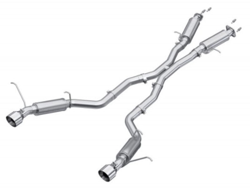 MBRP S5525AL 2012+ Jeep Grand Cherokee SRT 6.4L 3in Dual Rear Exit Aluminized Catback Exhaust - T304 Tips