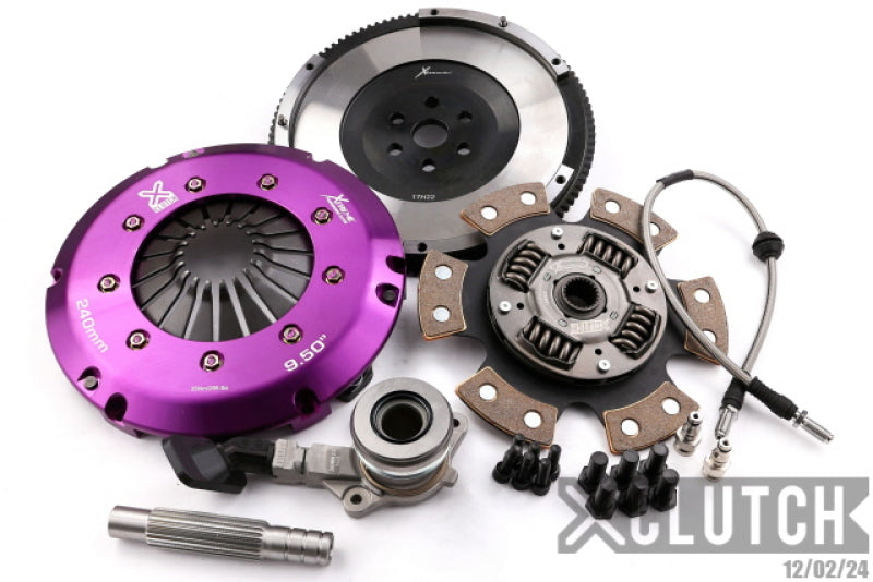 XCLUTCH XKFD24640-1R XClutch 13-18 Ford Focus ST 2.0L Stage 2R Extra HD Sprung Ceramic Clutch Kit